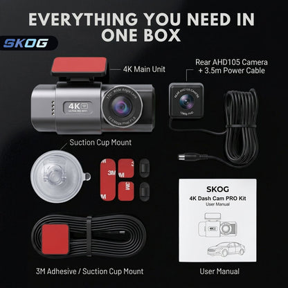 Skog Ultra HD WiFi Dash Camera Car Dashboard