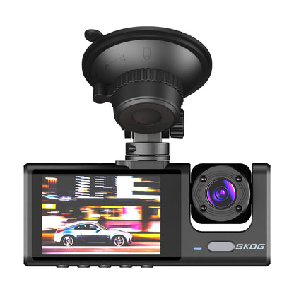 Skog 3 Channel Dashboard Camera, Night Vision, 24H Parking Monitoring
