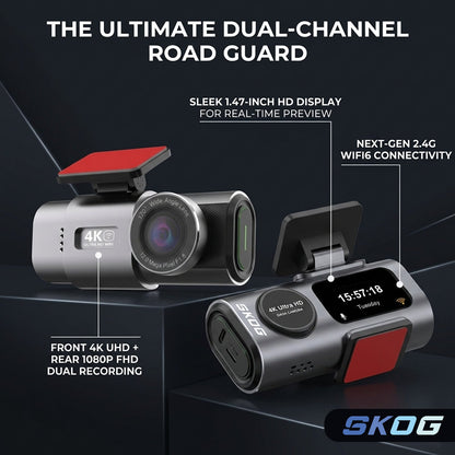 Skog Ultra HD WiFi Dash Camera Car Dashboard